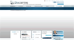 Desktop Screenshot of ducarme-vehicules-funeraires.com